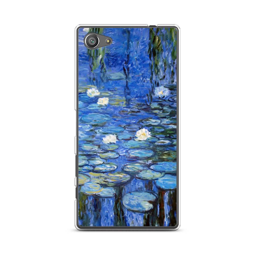 

Чехол для Sony Xperia Z5 compact "Нарисованный пруд", Синий;зеленый, 52250-4