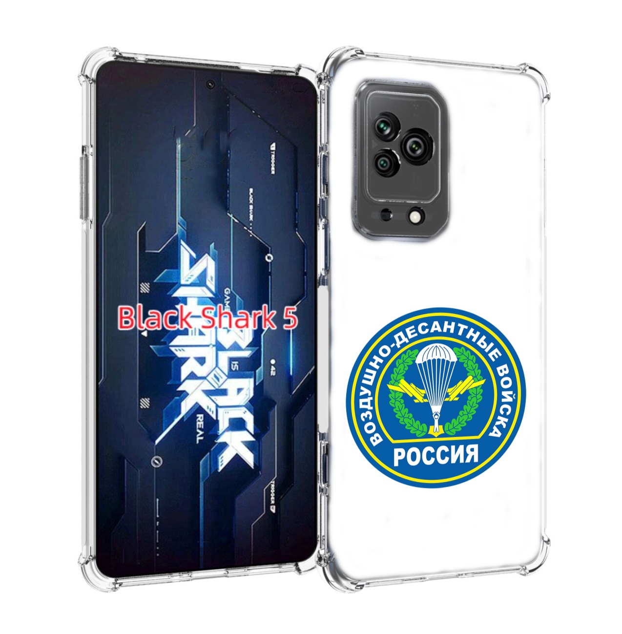 

Чехол MyPads вдв для Xiaomi Black Shark 5, Прозрачный, Tocco