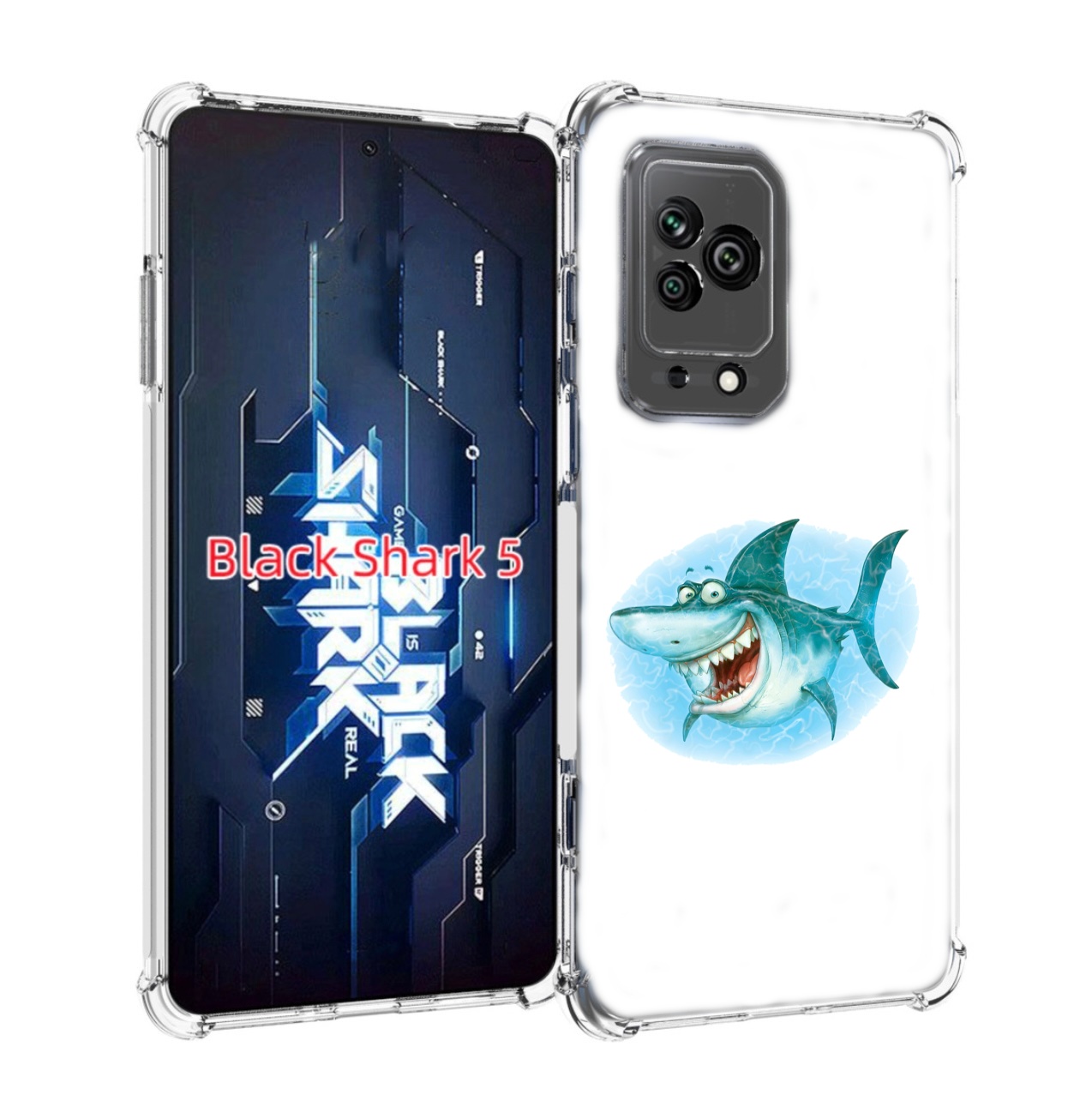 

Чехол MyPads веселая акула для Xiaomi Black Shark 5, Прозрачный, Tocco