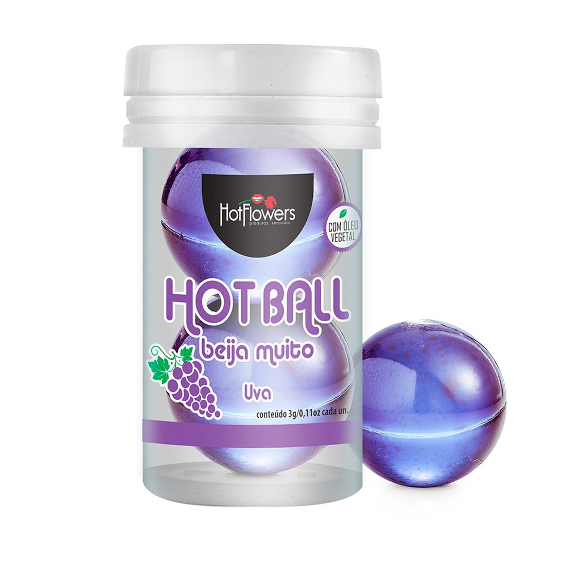 

Лубрикант виноград HotFlowers Hot Ball Beija Muito, 6 г, Hot Ball Beija Muito, 6 г