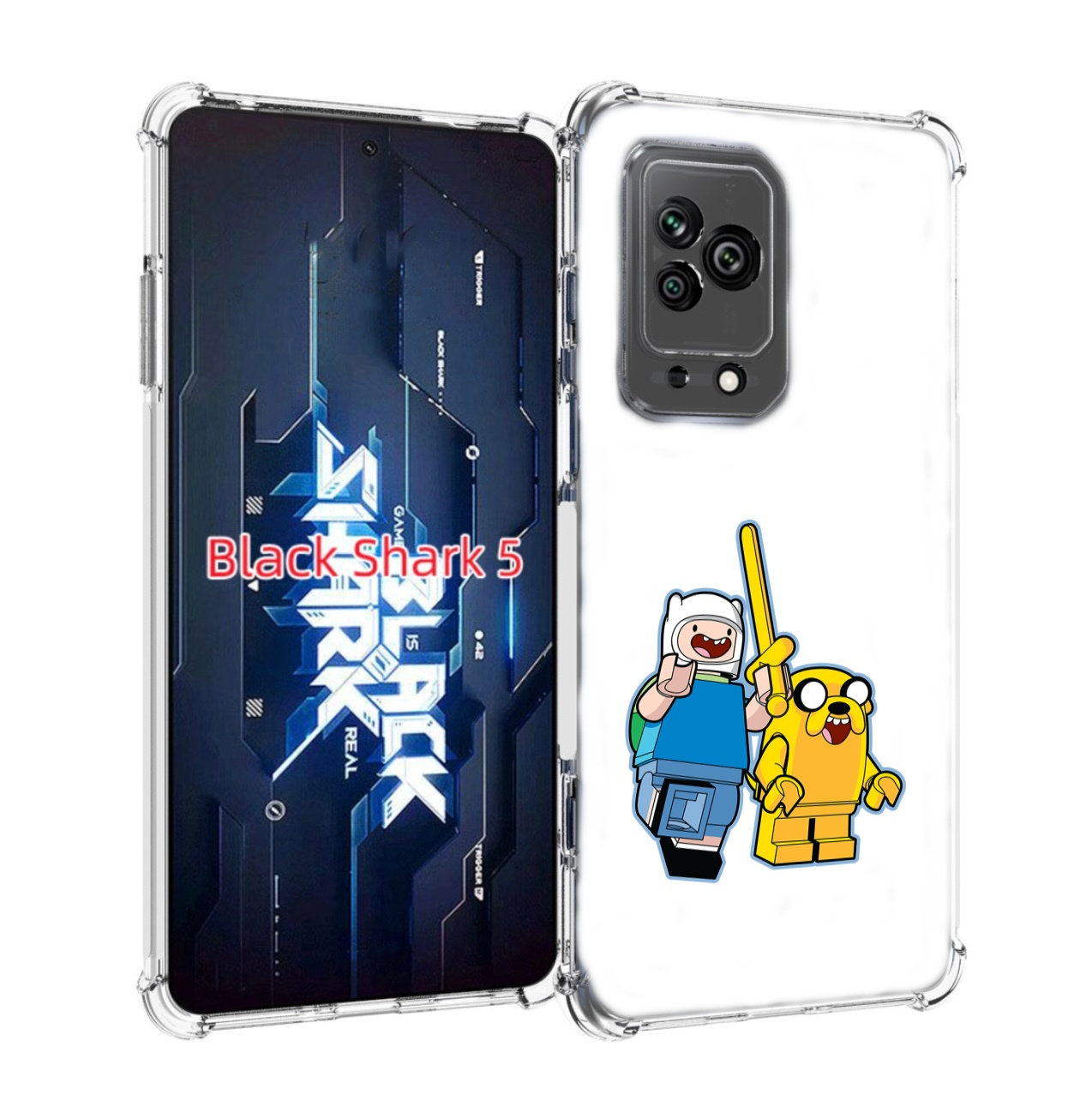 

Чехол MyPads время приключений лего для Xiaomi Black Shark 5, Прозрачный, Tocco