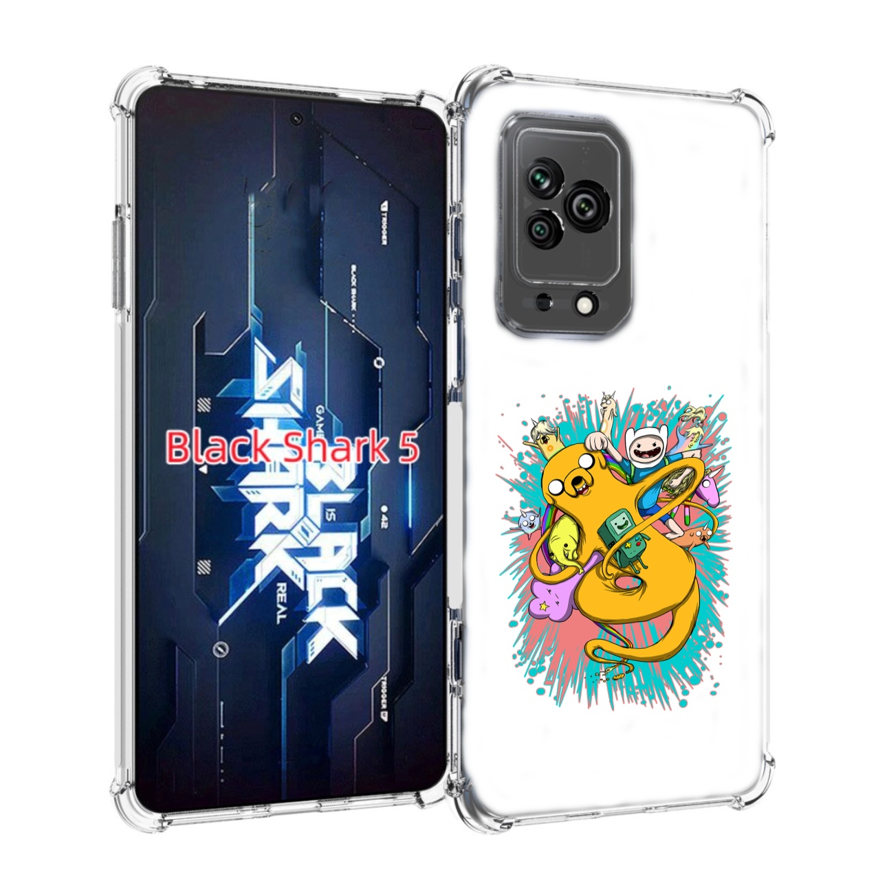 

Чехол MyPads время приключений рисунок для Xiaomi Black Shark 5, Прозрачный, Tocco