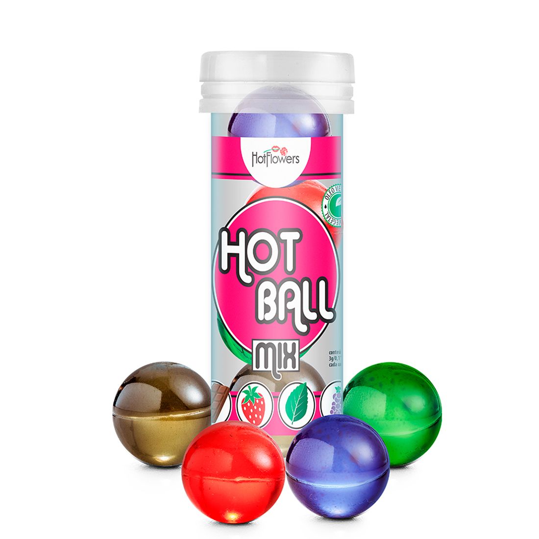 

Лубрикант HotFlowers Hot Ball Mix, 12 г, Hot Ball Mix, 12 г