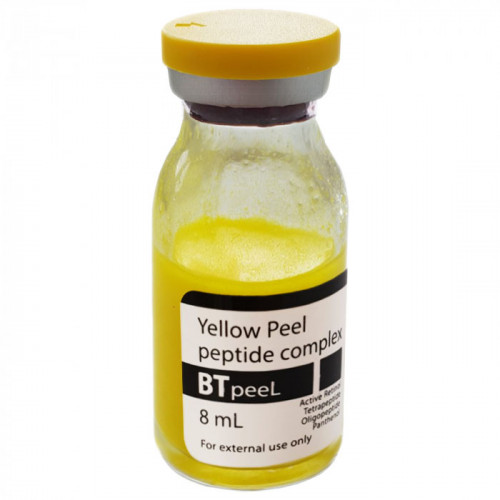 фото Желтый пилинг ретиноевый с пептидным комплексом и пантенолом btpeel, 8 мл