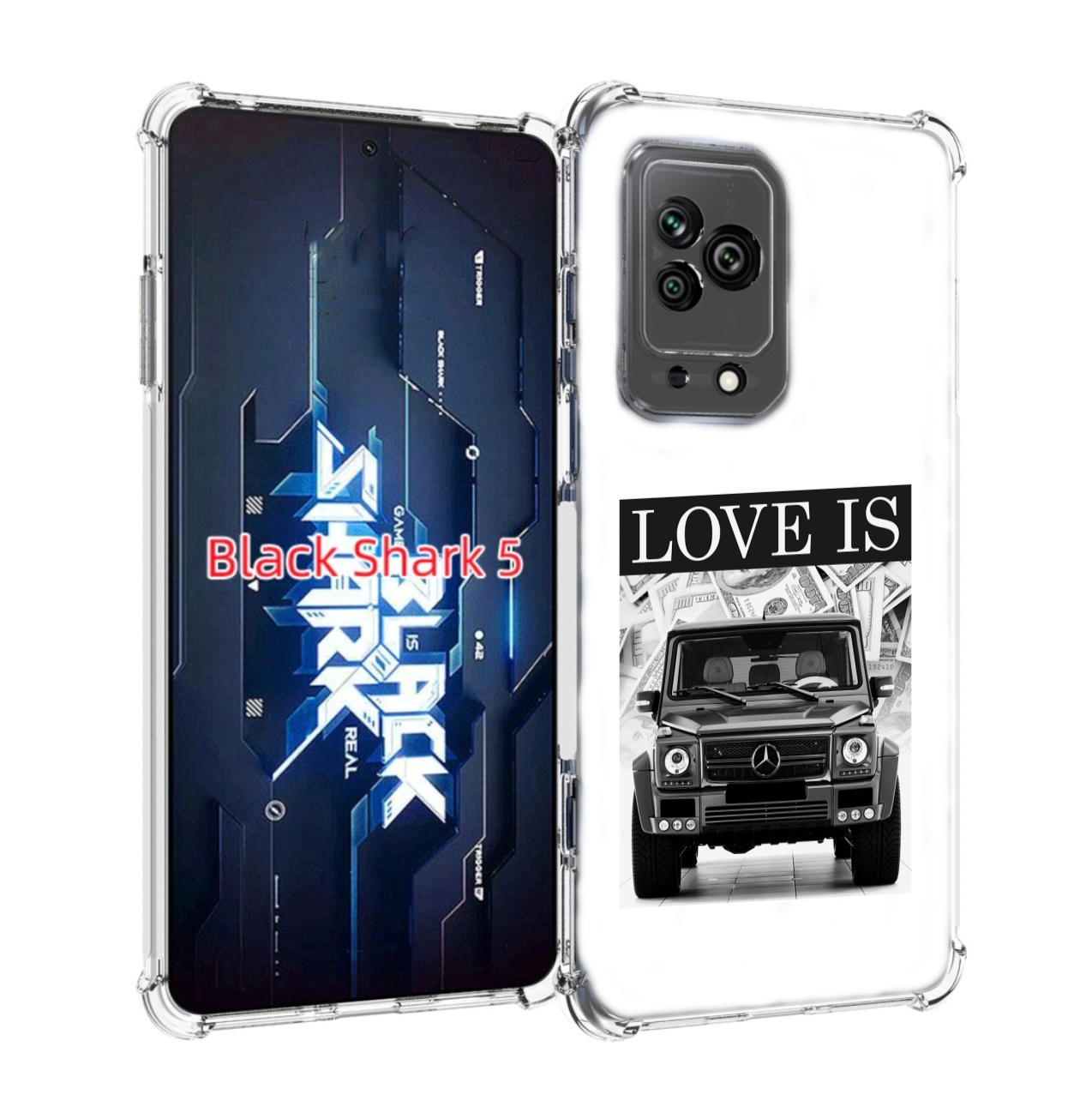 

Чехол MyPads гелик для Xiaomi Black Shark 5, Прозрачный, Tocco