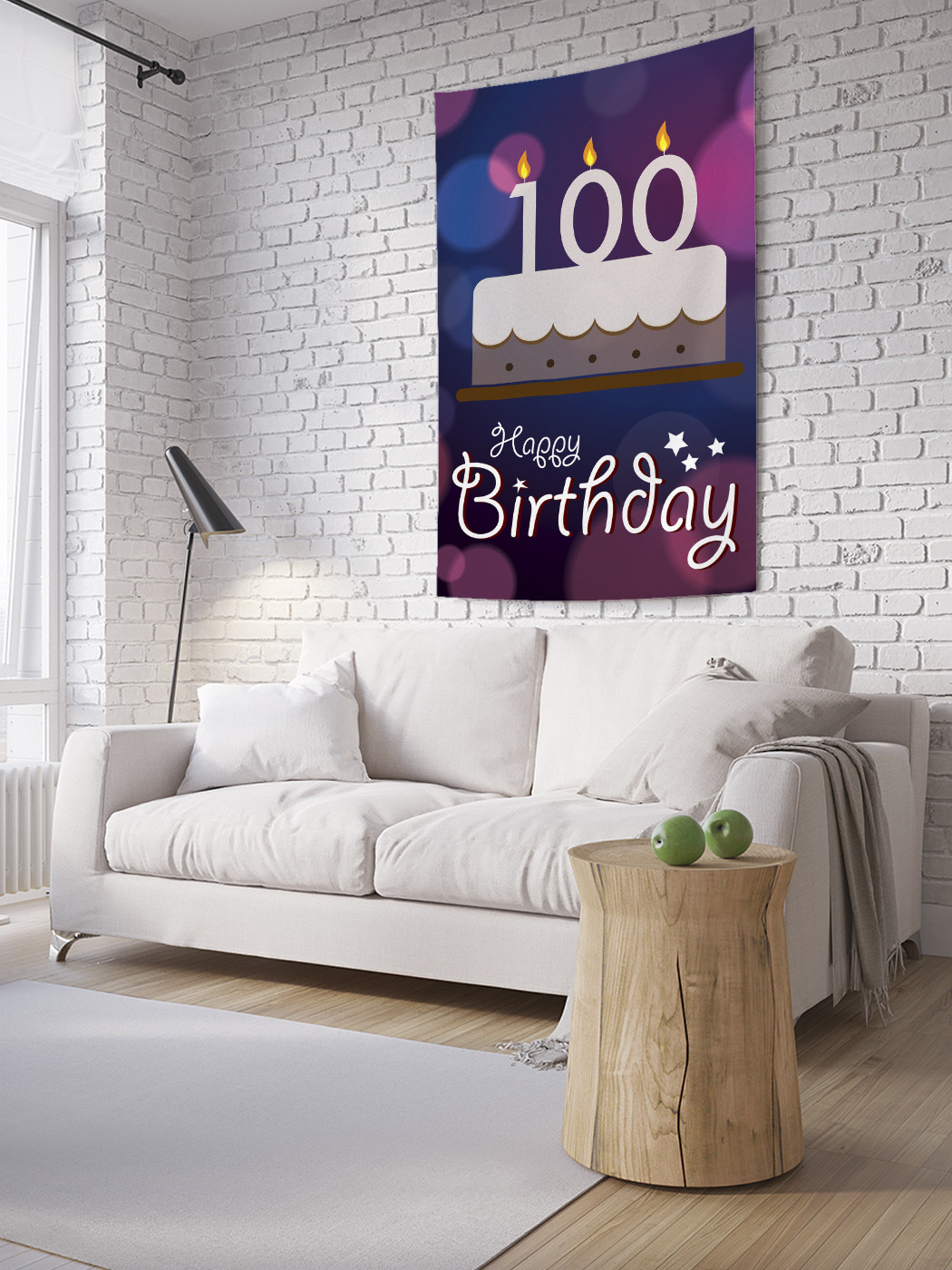 

Вертикальное фотопанно на стену JoyArty Вкусный торт на столетие 100x150 см, Вкусный торт на столетие