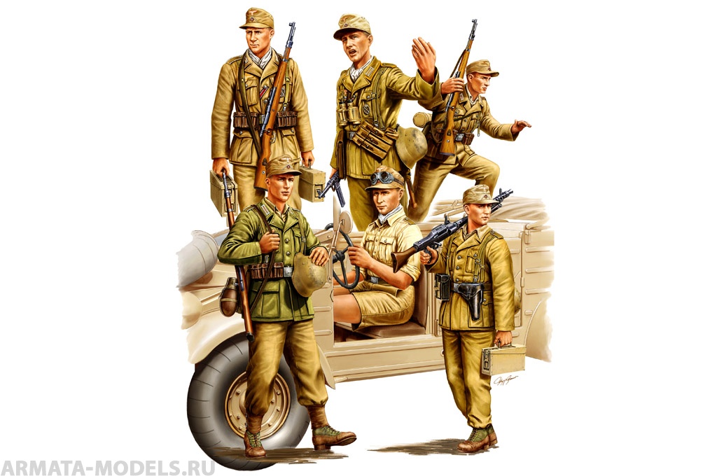 

84410 Немецкая пехота GERMAN AFRICA CORPS