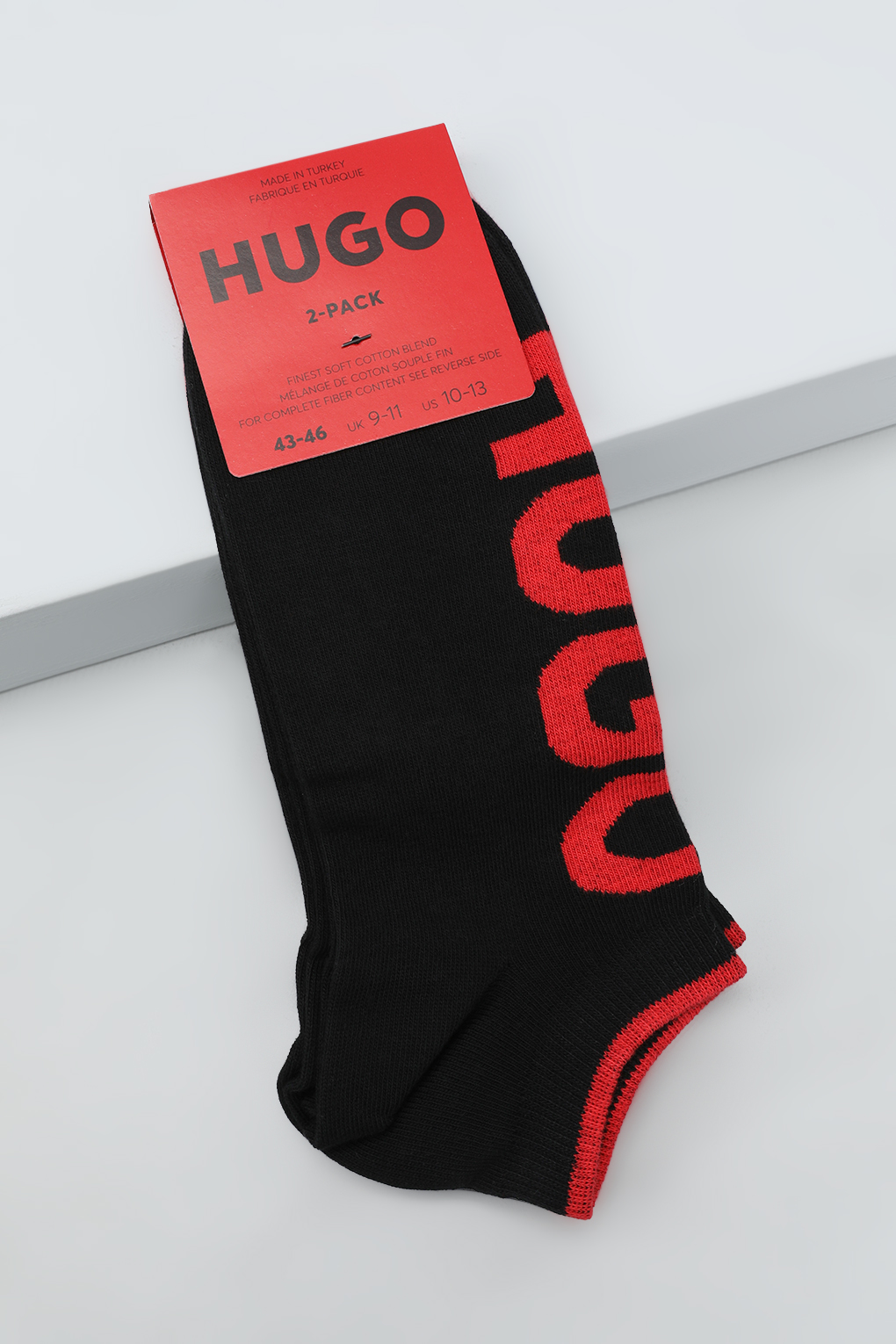

Комплект носков мужских HUGO BOSS 50468111 черных, Черный, 50468111