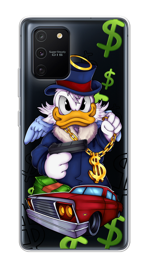 

Чехол на Samsung Galaxy S10 Lite/A91 "Scrooge McDuck with a Gold Chain", Красный;синий;белый, 210050-6