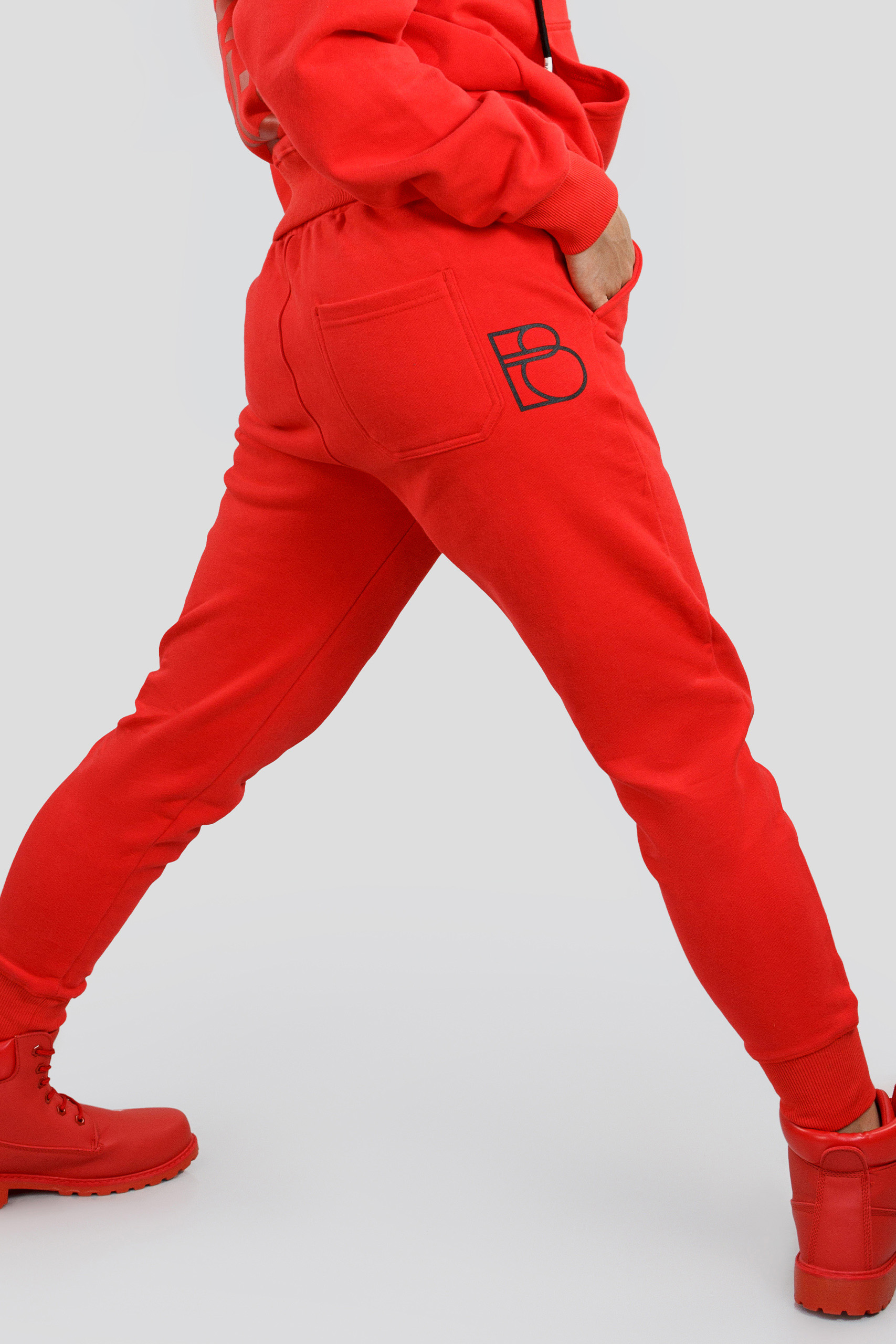 Спортивные брюки женские BATSON QR EVERY UNI W красные M