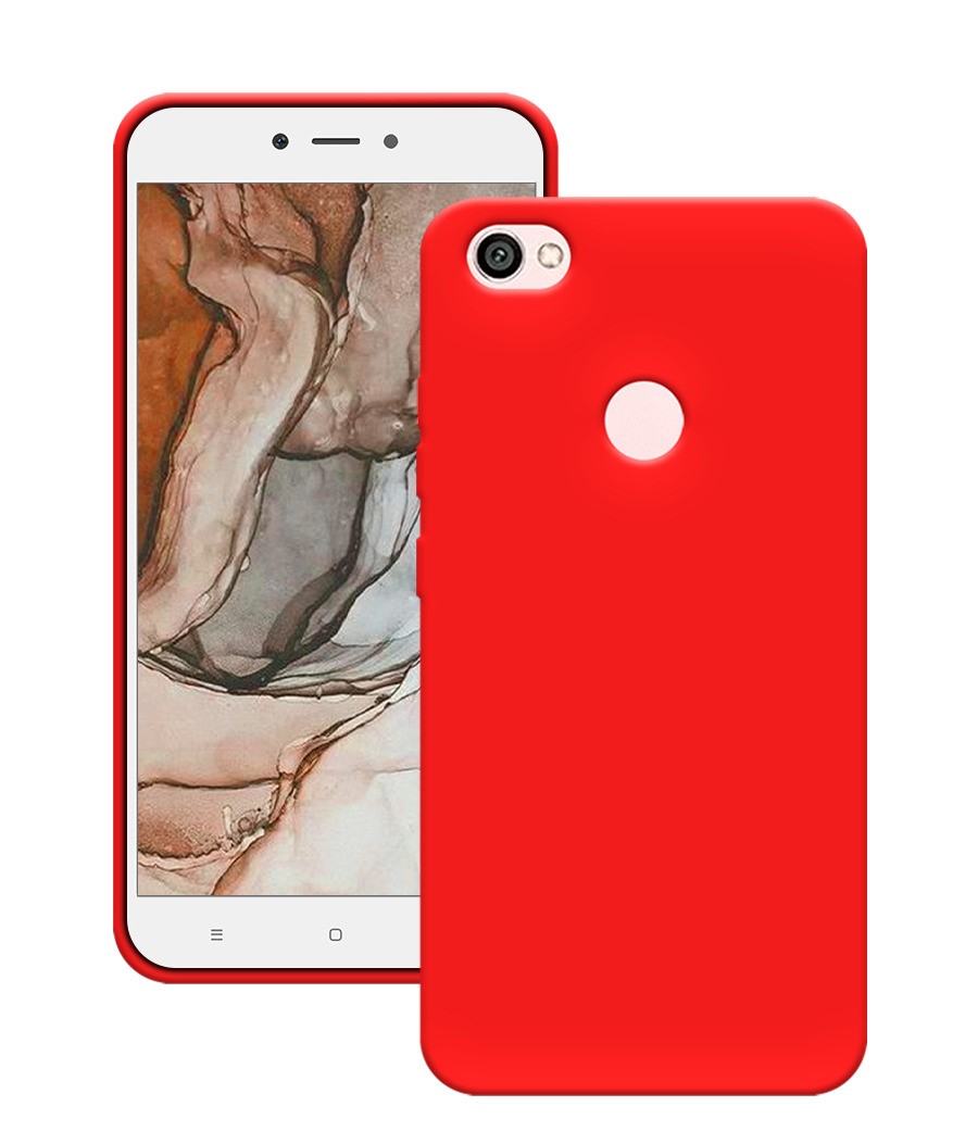 

Чехол матово силиконовый для Xiaomi Note 5A prime Red, Красный