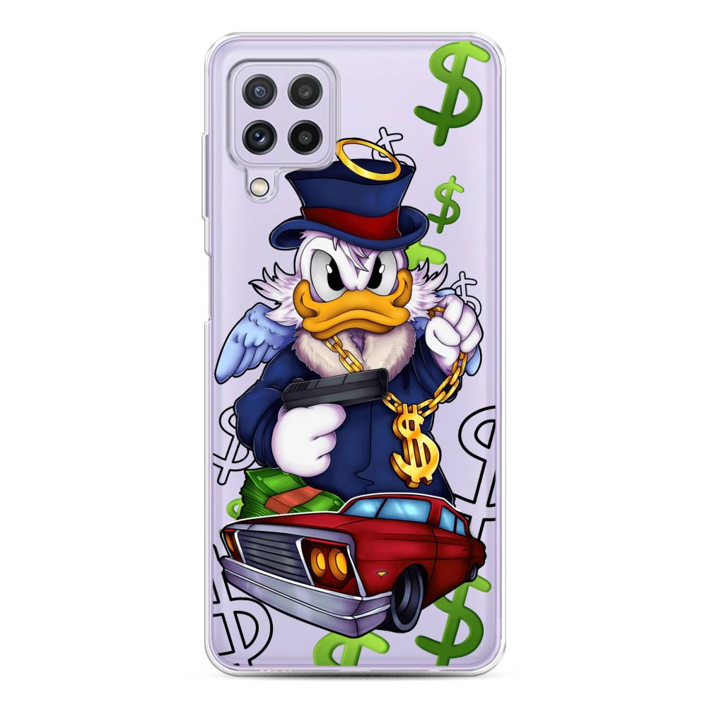 

Чехол на Samsung Galaxy A22/M22/M32 "Scrooge McDuck with a Gold Chain", Красный;синий;белый, 2103150-6