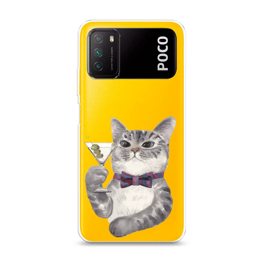 

Силиконовый чехол "Кот джентльмен" на Xiaomi Poco M3, Кот джентльмен