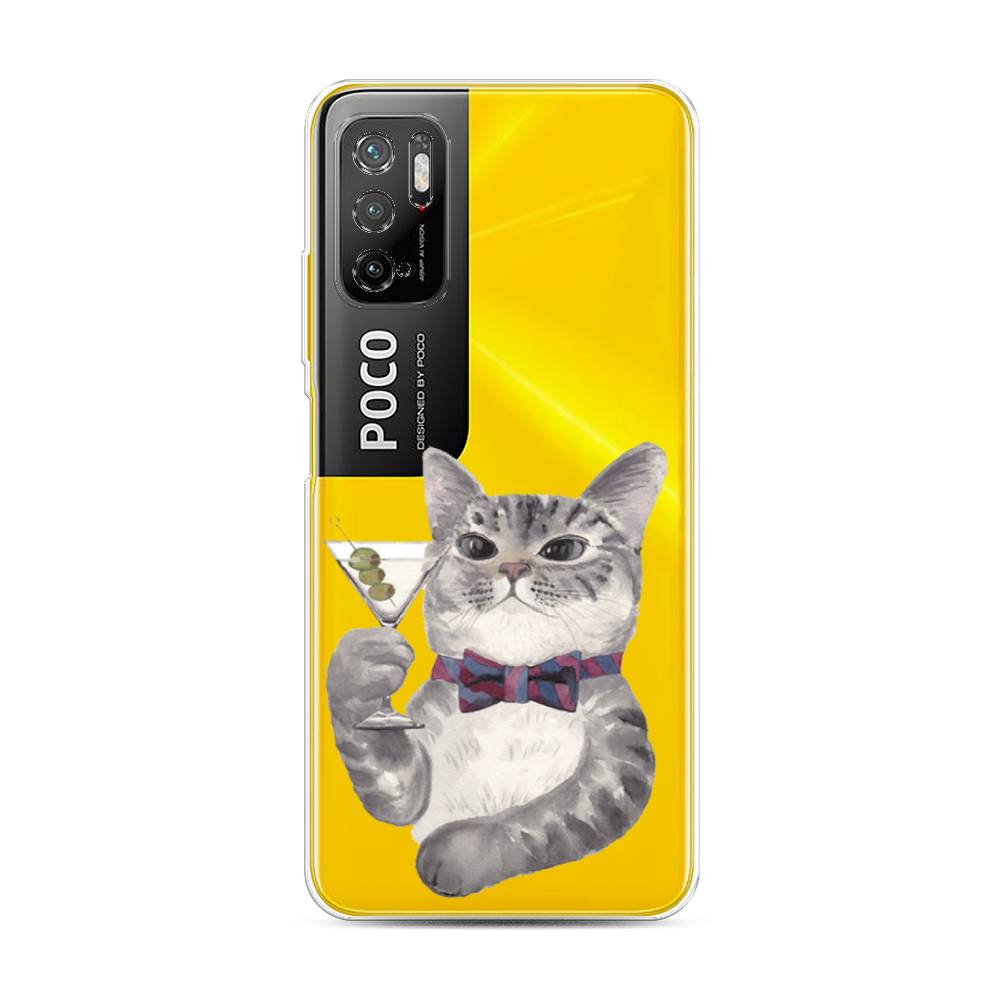 

Силиконовый чехол "Кот джентльмен" на Xiaomi Poco M3 Pro, Кот джентльмен