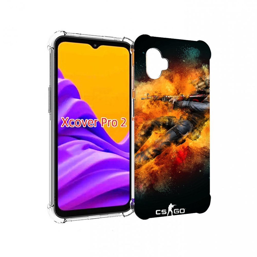 

Чехол MyPads CS-go Контр-террорист для Samsung Galaxy Xcover Pro 2, Прозрачный, Tocco
