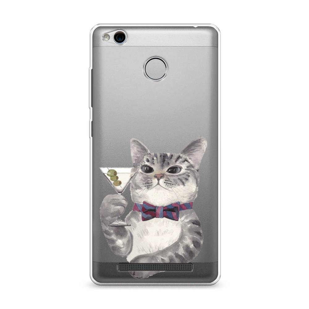 

Силиконовый чехол "Кот джентльмен" на Xiaomi Redmi 3 Pro (3S), Кот джентльмен