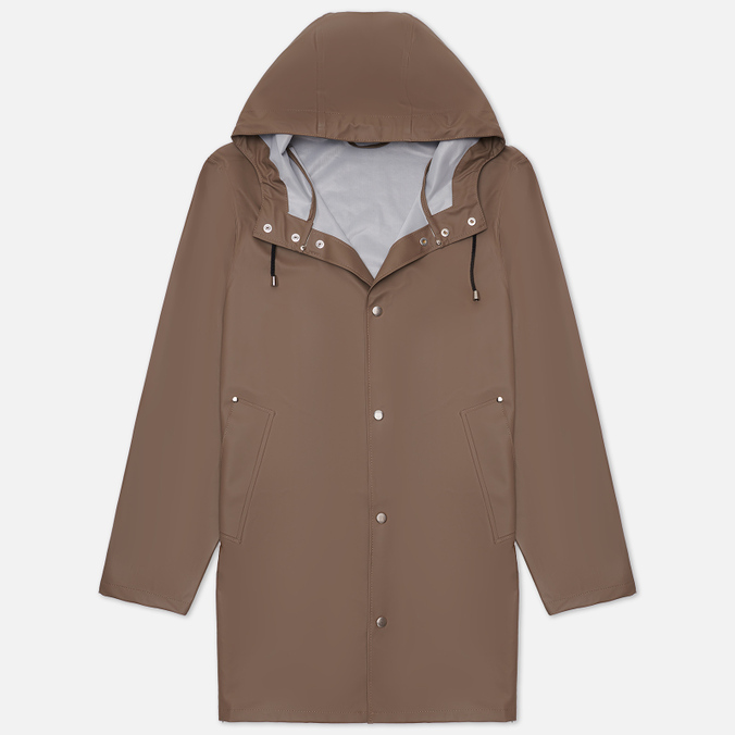 Мужская куртка дождевик Stutterheim Stockholm Lightweight коричневый, Размер L