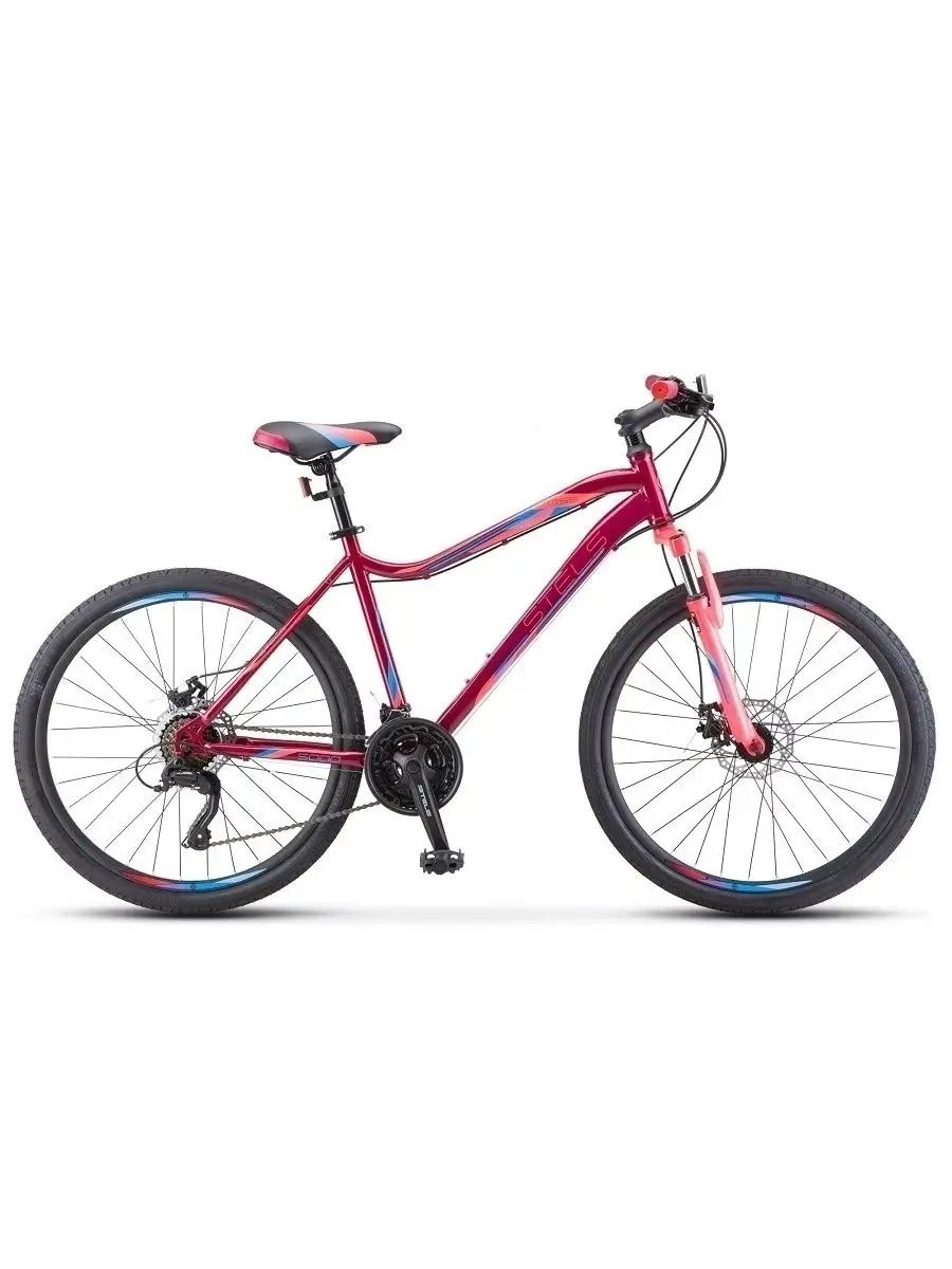 Велосипед STELS Miss-5000 MD 26 V020-LU096322-LU089358 -18 Вишнёвый/розовый