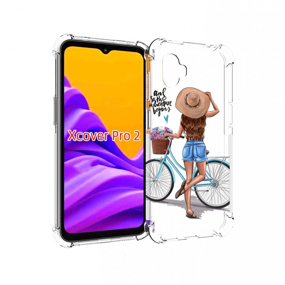 

Чехол MyPads Adventure женский для Samsung Galaxy Xcover Pro 2, Прозрачный, Tocco