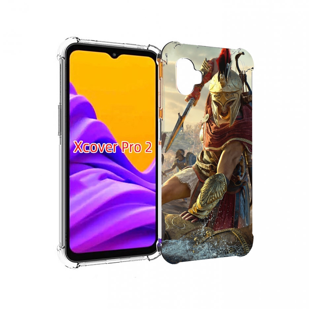 

Чехол MyPads Assassin's Creed Odyssey Kassandra мужской для Samsung Galaxy Xcover Pro 2, Прозрачный, Tocco