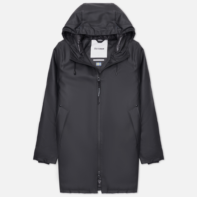 

Мужская куртка дождевик Stutterheim Stockholm Winter чёрный, Размер L, Stockholm Winter