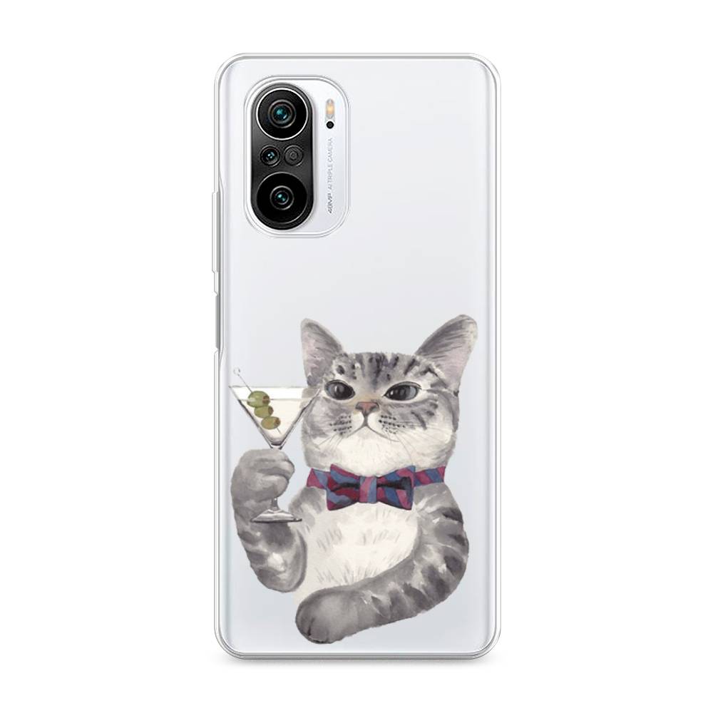 

Силиконовый чехол "Кот джентльмен" на Xiaomi Redmi K40, Кот джентльмен