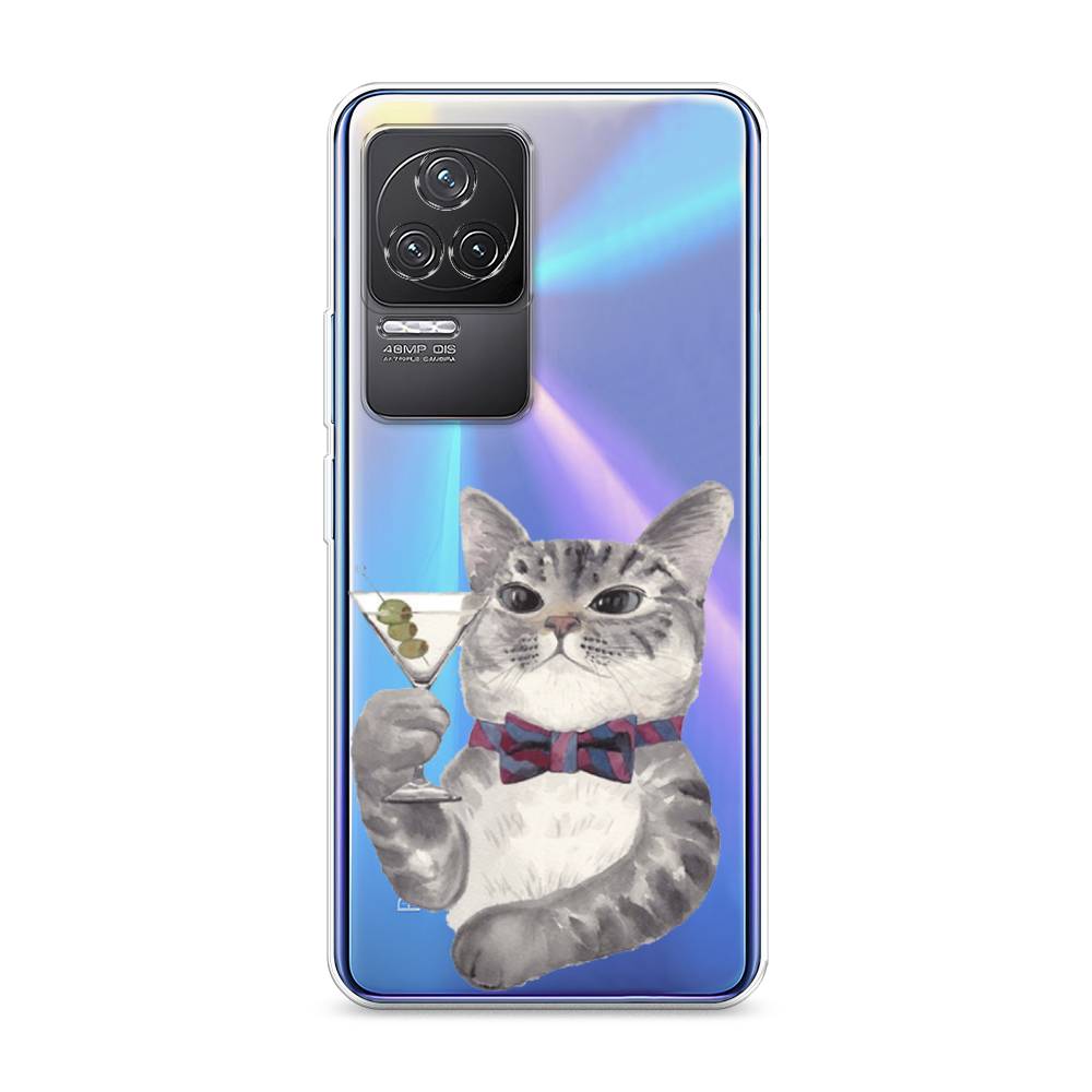 

Силиконовый чехол "Кот джентльмен" на Xiaomi Redmi K50, Кот джентльмен