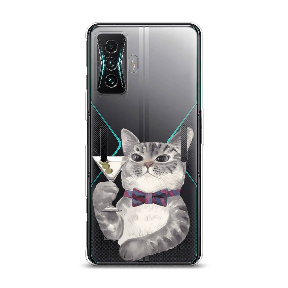 

Силиконовый чехол "Кот джентльмен" на Xiaomi Redmi K50 GE, Кот джентльмен