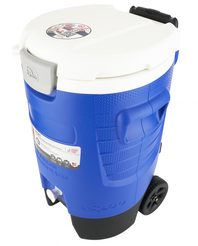 фото Изотермический пластиковый контейнер igloo 5 gal roller blue