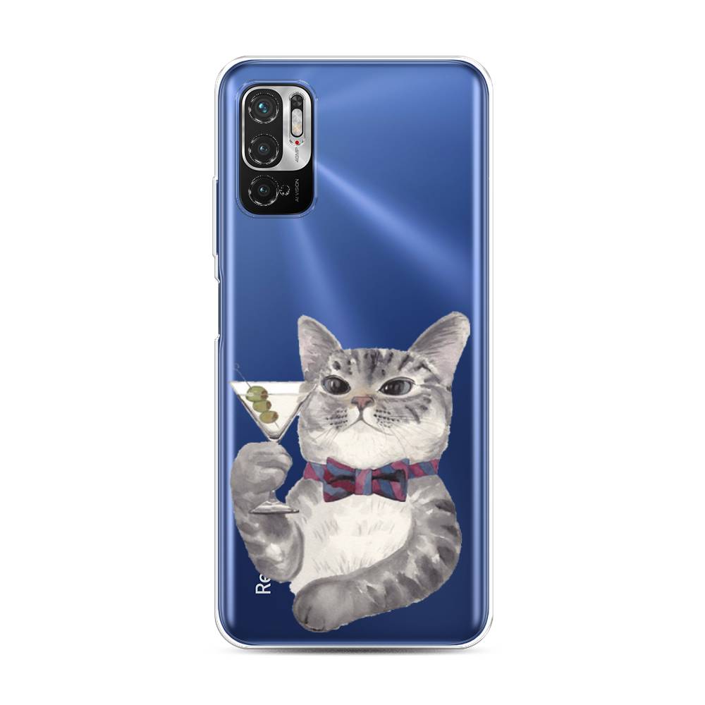 

Силиконовый чехол "Кот джентльмен" на Xiaomi Redmi Note 10T, Кот джентльмен