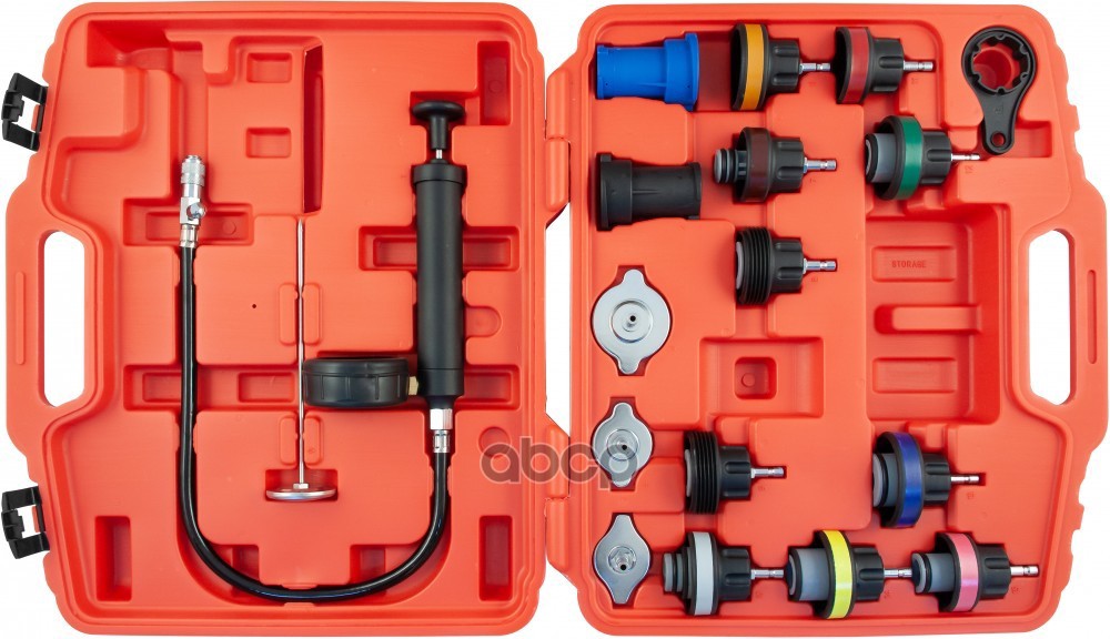 Thorvik RPTS18 Набор для тестирования герметичности системы охлаждения, 18 предметов