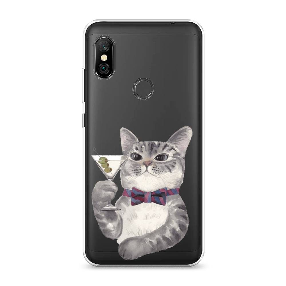 

Силиконовый чехол "Кот джентльмен" на Xiaomi Redmi Note 6 Pro, Кот джентльмен