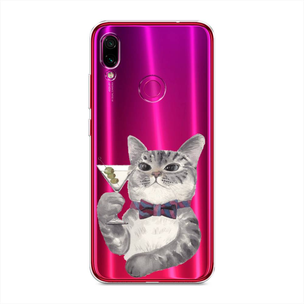 

Силиконовый чехол "Кот джентльмен" на Xiaomi Redmi Note 7, Кот джентльмен