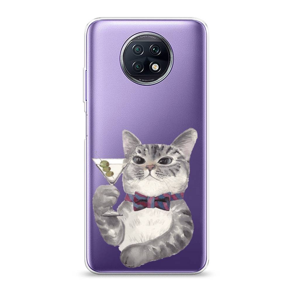 

Силиконовый чехол "Кот джентльмен" на Xiaomi Redmi Note 9T, Кот джентльмен