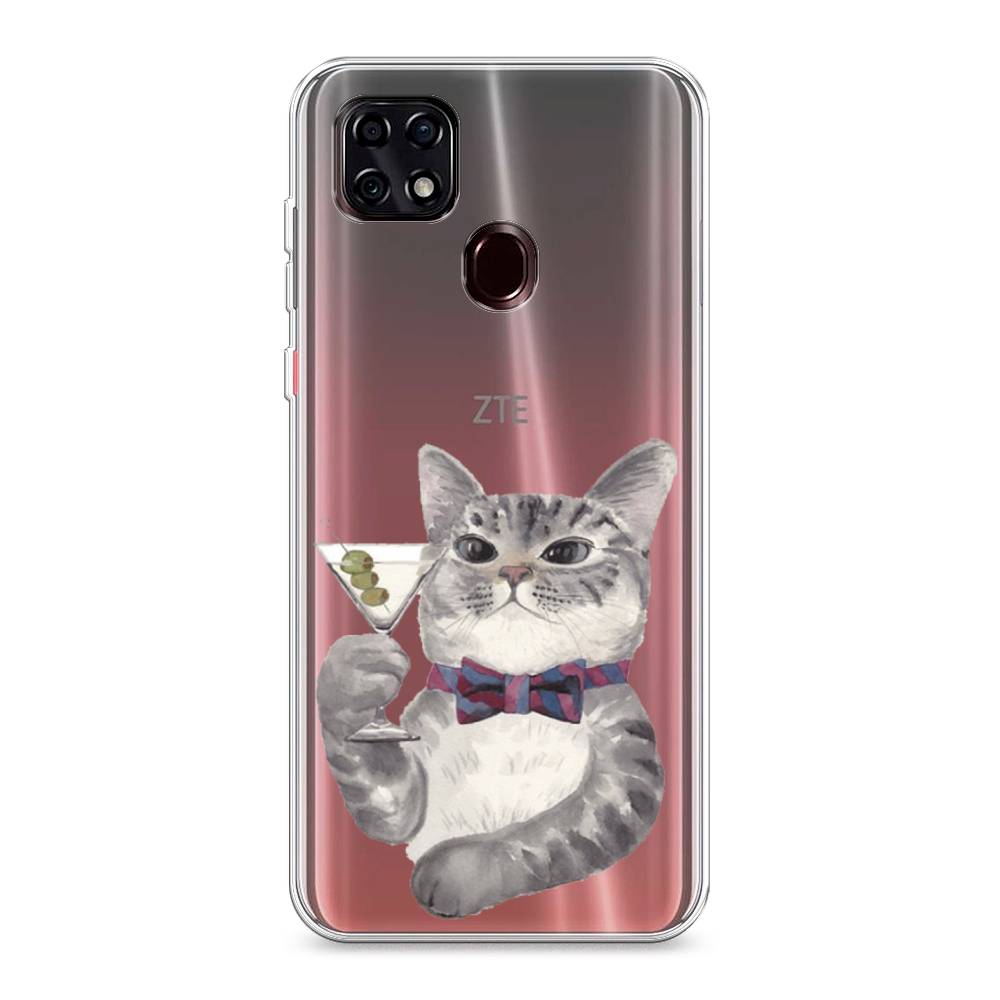 

Силиконовый чехол "Кот джентльмен" на ZTE Blade 20 Smart, Кот джентльмен