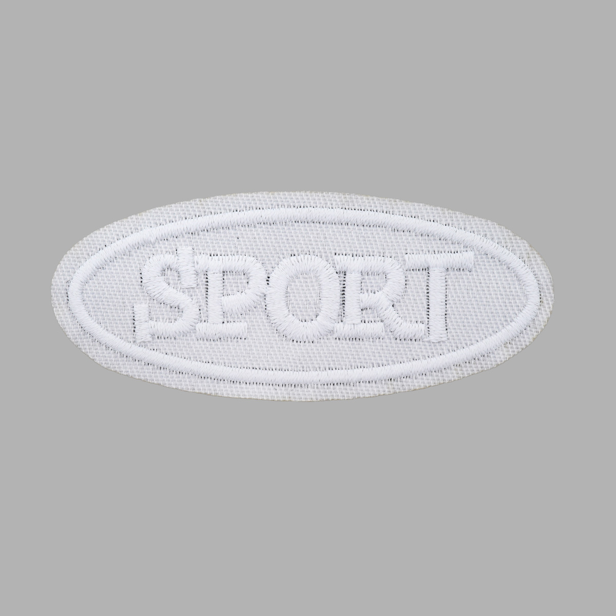 

Термоаппликация Айрис LA557 овал Sport 75*30 мм белый, 2 шт
