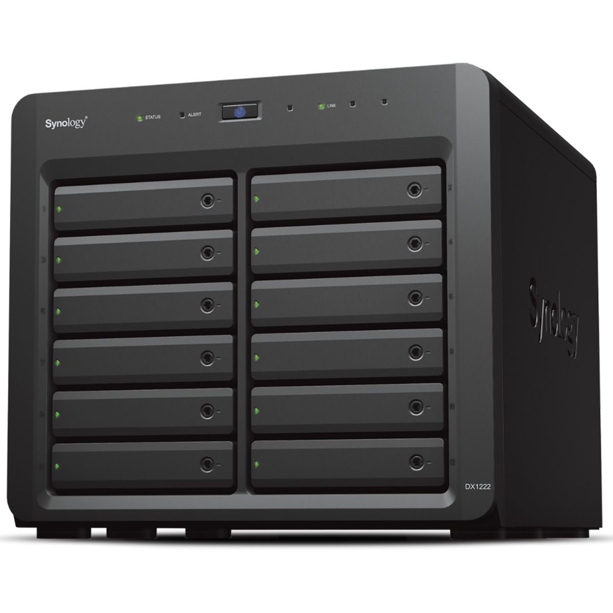 

Сетевое хранилище данных SYNOLOGY DX1222 черный (DX1222), DX1222