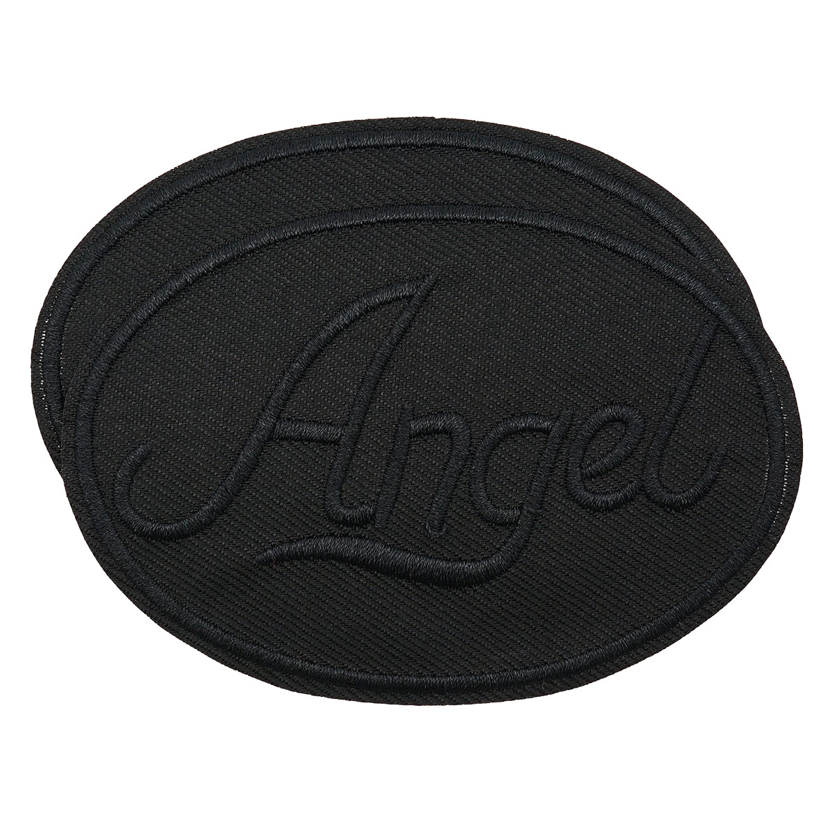 Термоаппликация Айрис LA559 круг Angel black 93*67 мм черный, 2 шт