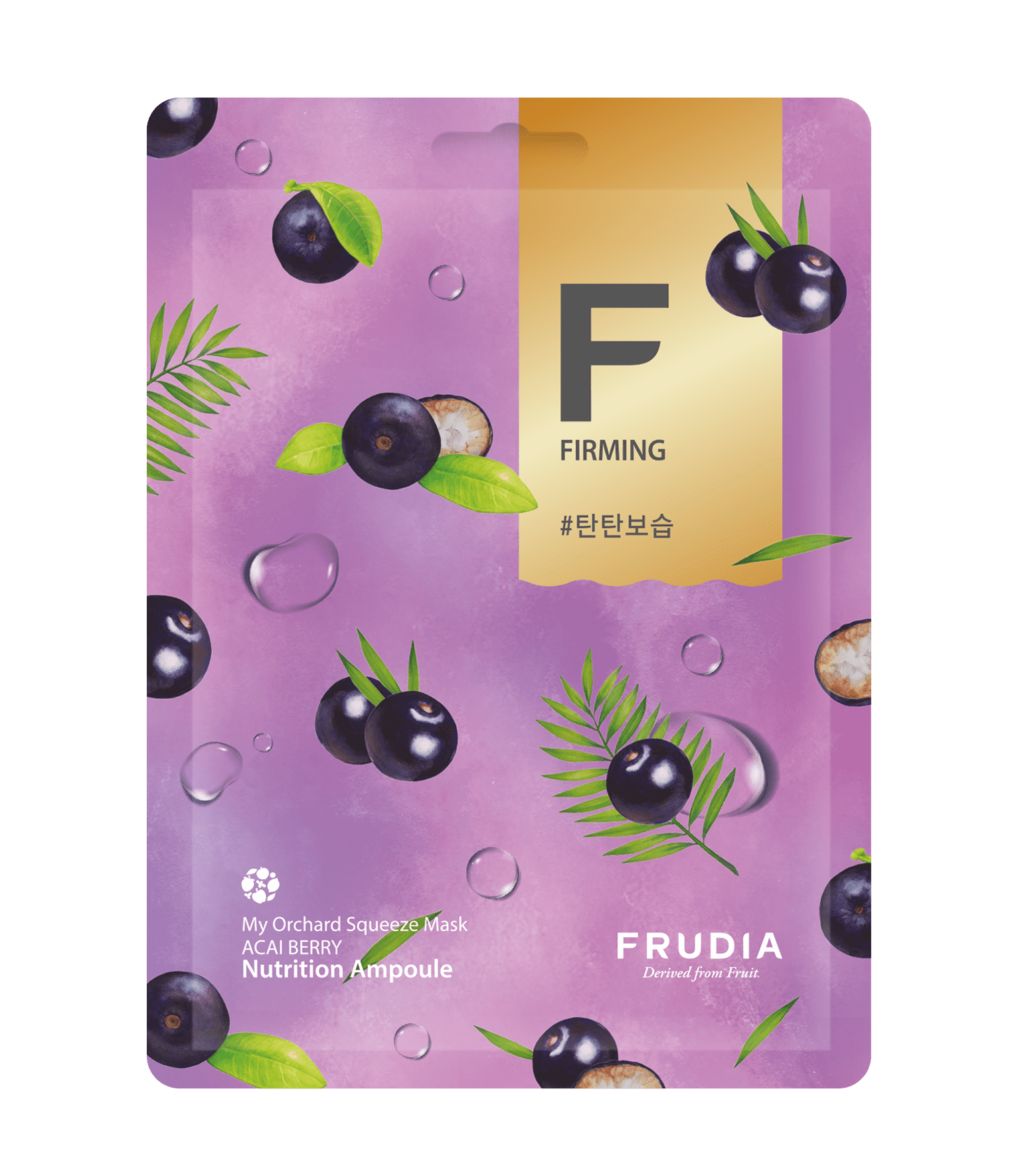 Бодрящая маска для лица с ягодами асаи Frudia My Orchard Squeeze Mask Acai Berry