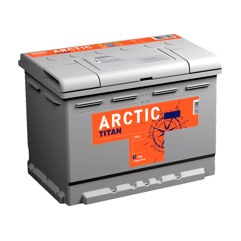 

Легковой аккумулятор Titan Arctic Silver 6СТ-60.1 VL
