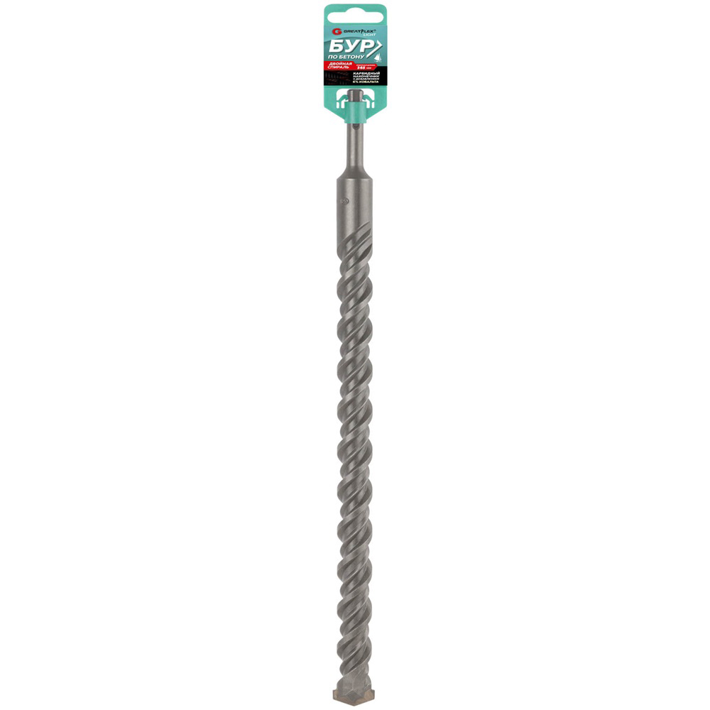 

Бур по бетону, SDS-Plus, GreatFlex Light, 6.5x260 мм