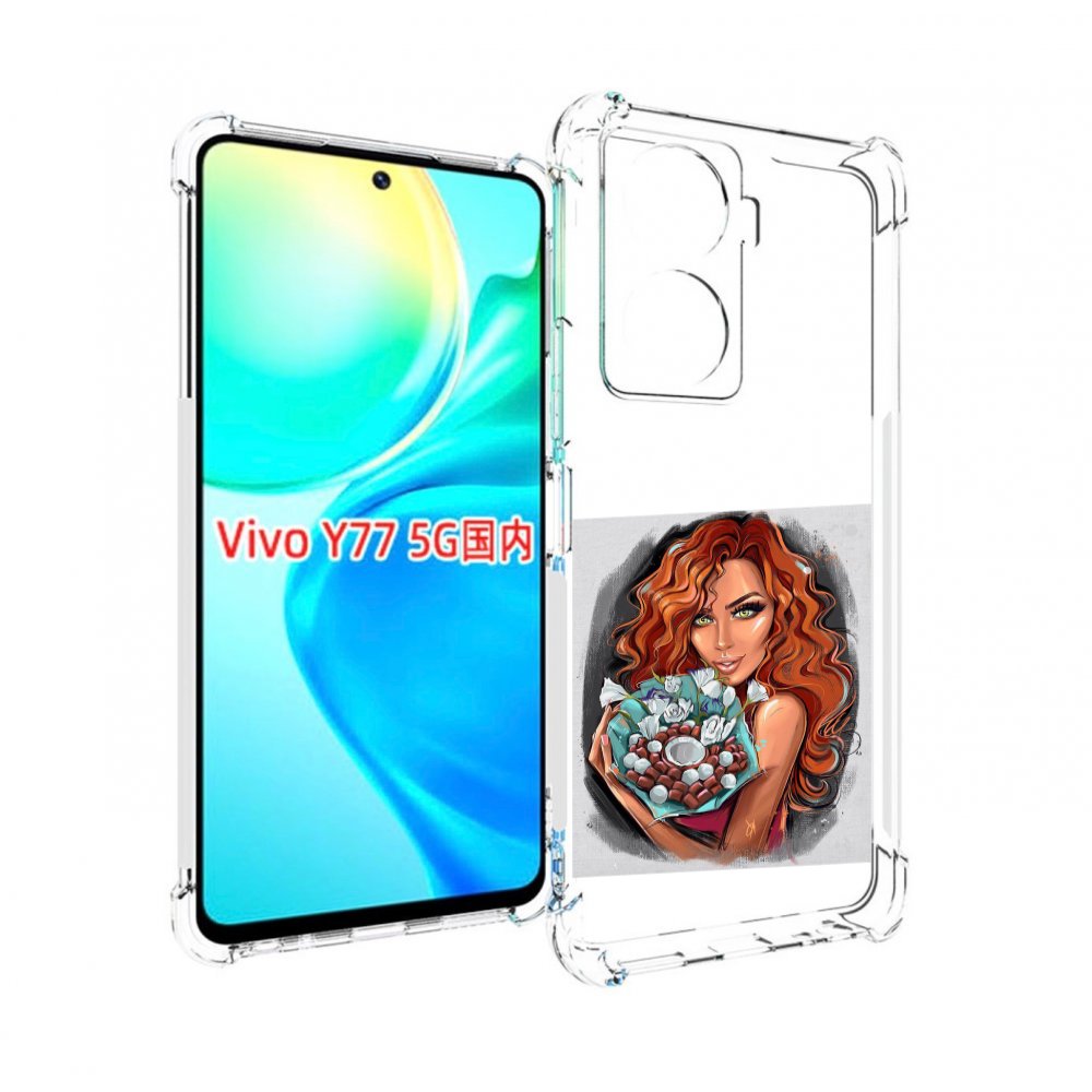 

Чехол MyPads девушка-с-кокосовым-букетом женский для Vivo Y77 5G, Прозрачный, Tocco