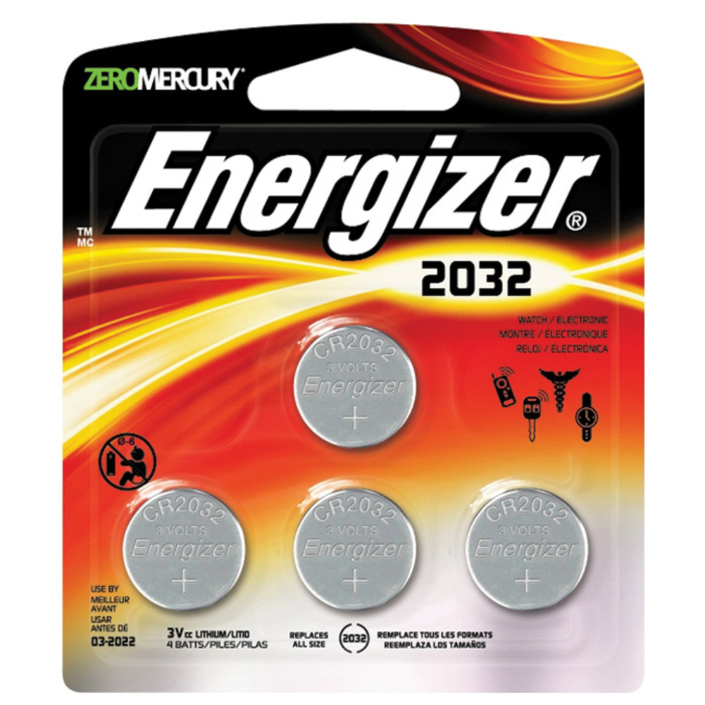 Батарейка Energizer CR2032 Lithium CR2032 3V (4 штуки) E300830102 / 24997