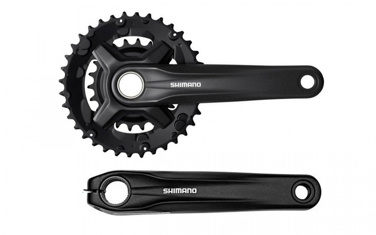 

Система шатунов SHIMANO MT210-2 9 ск,36/22T,ин.вал,170 мм 31012253, Черный