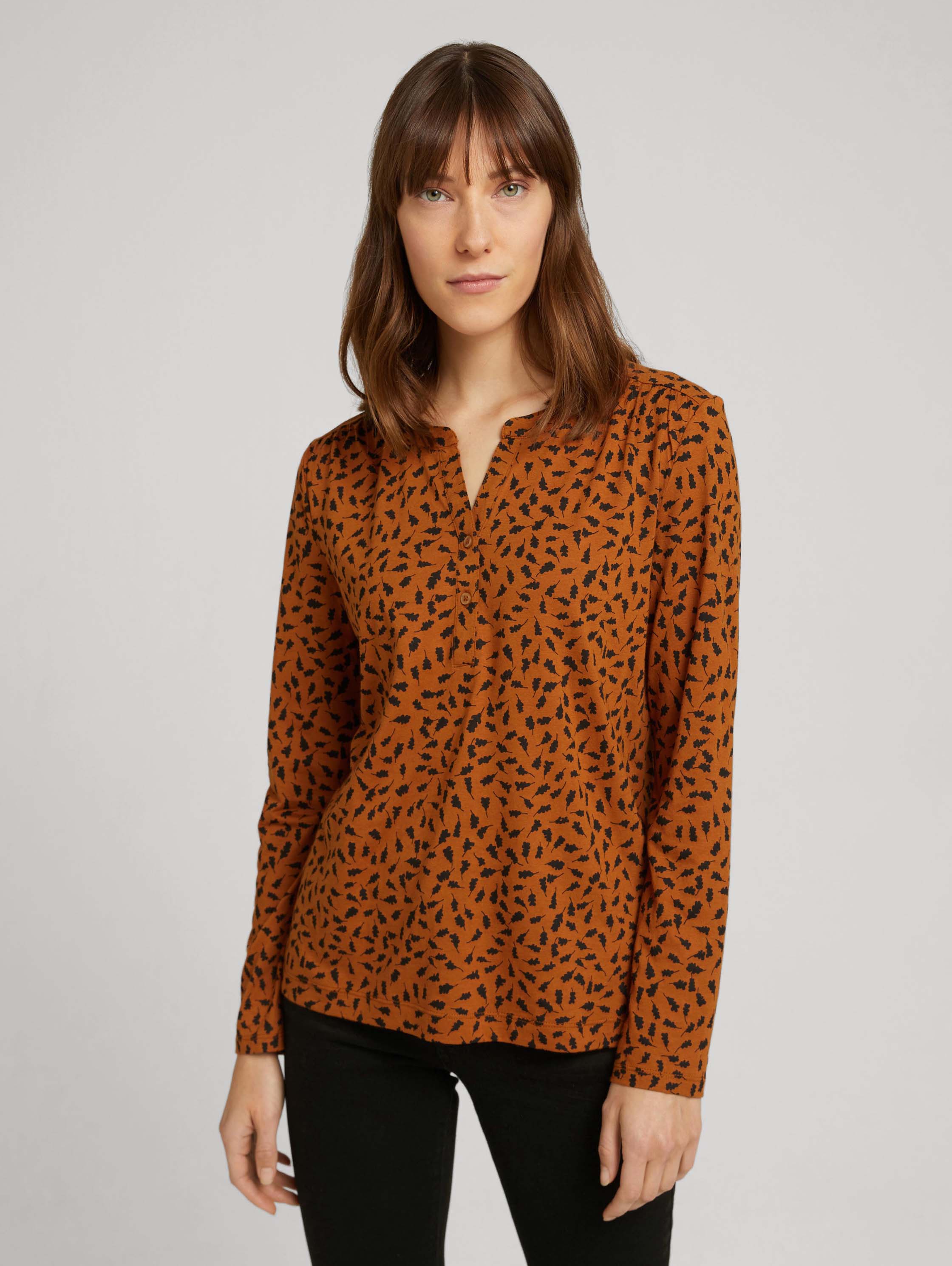 

Блуза женская TOM TAILOR 1028846 коричневая L, 1028846