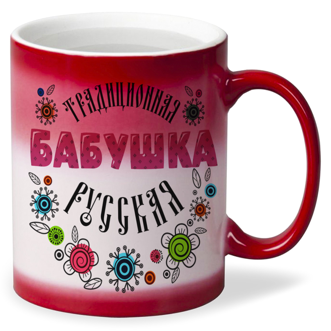

Кружка CoolPodarok Прикол Семья Традиционная русская бабушка