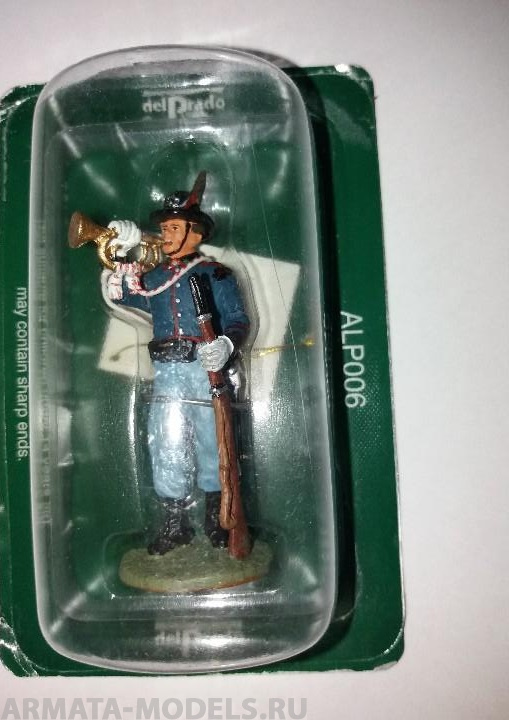 

ALP006 Фигура Trombettiere 1883, 1/32 Del Prado