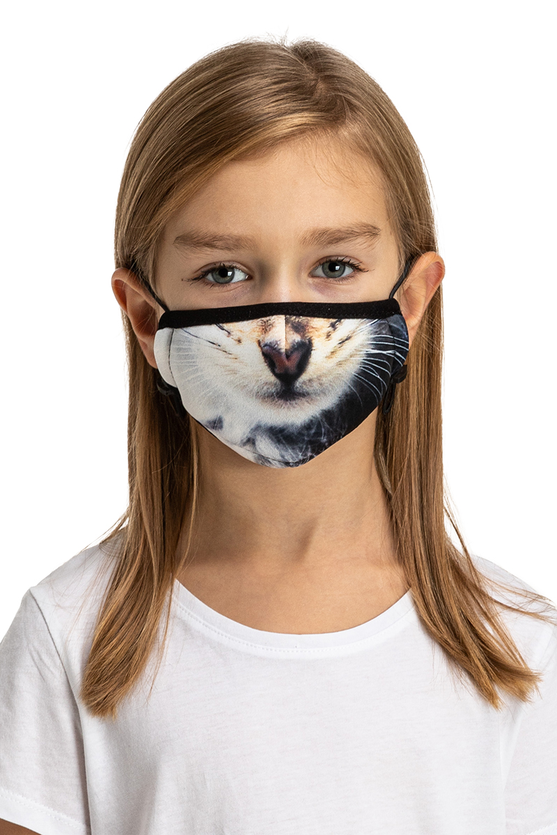 фото Маска для лица spiro детская kitty routemark