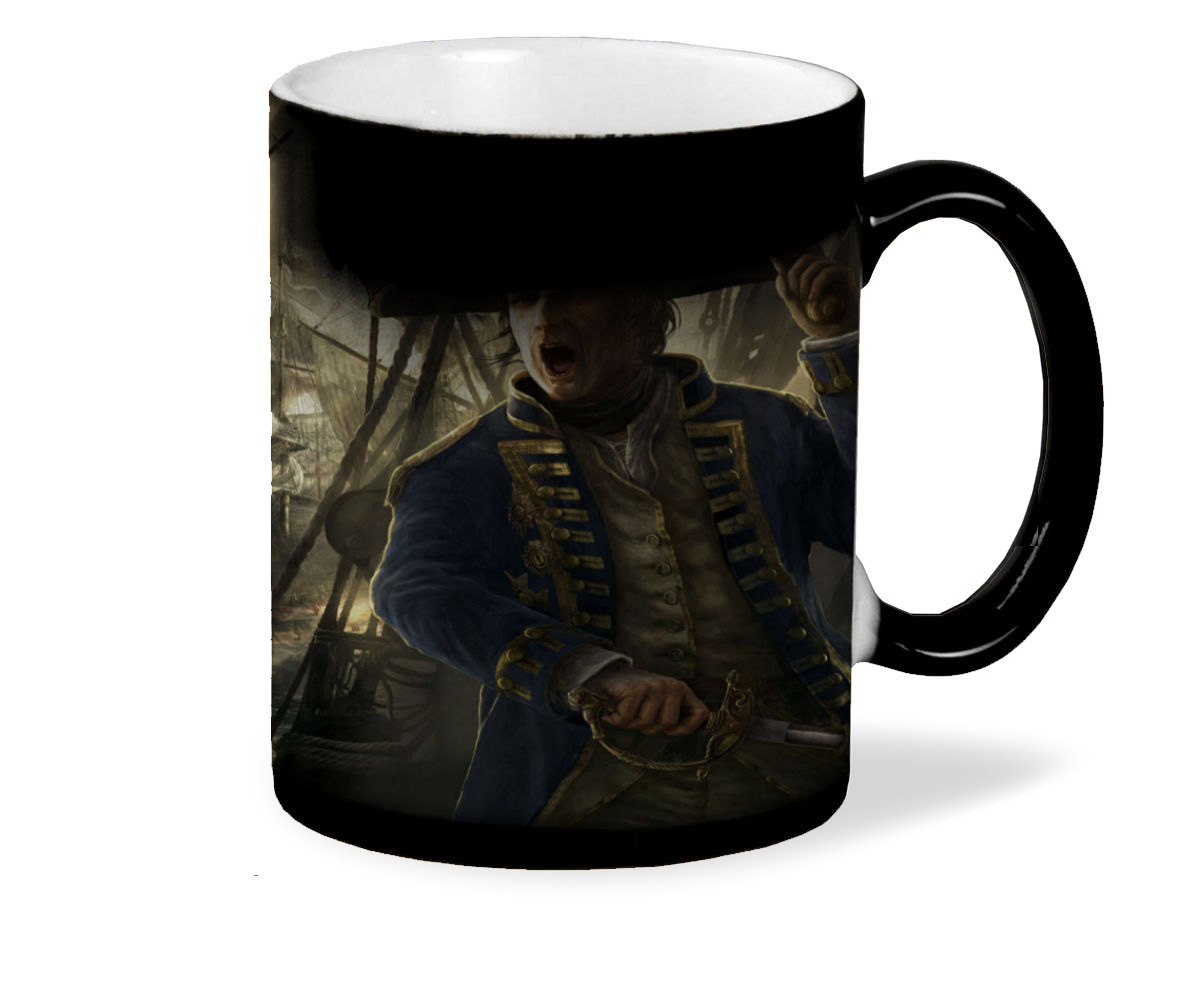 

Кружка CoolPodarok empire total war Корабли Офицер Треуголка