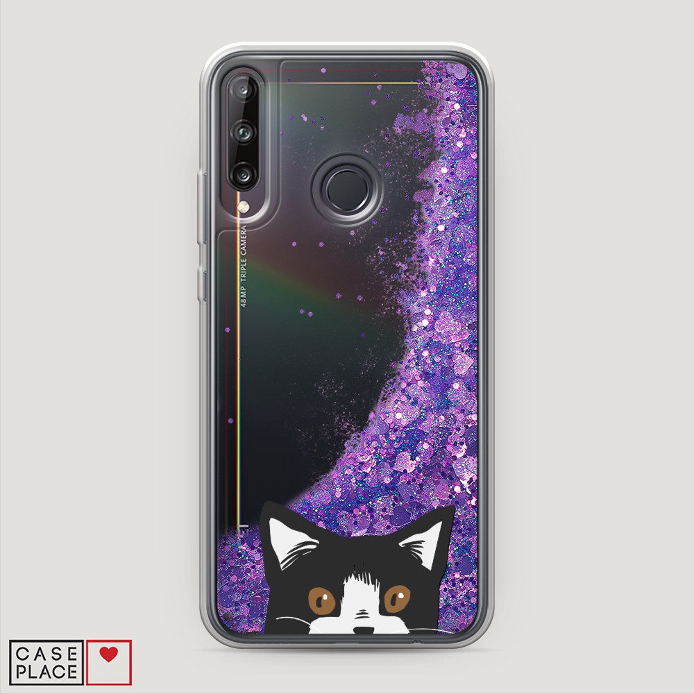 

Чехол Awog "Подглядывающий кот" на Huawei P40 lite E/Honor 9C/Y7p, 612492-1